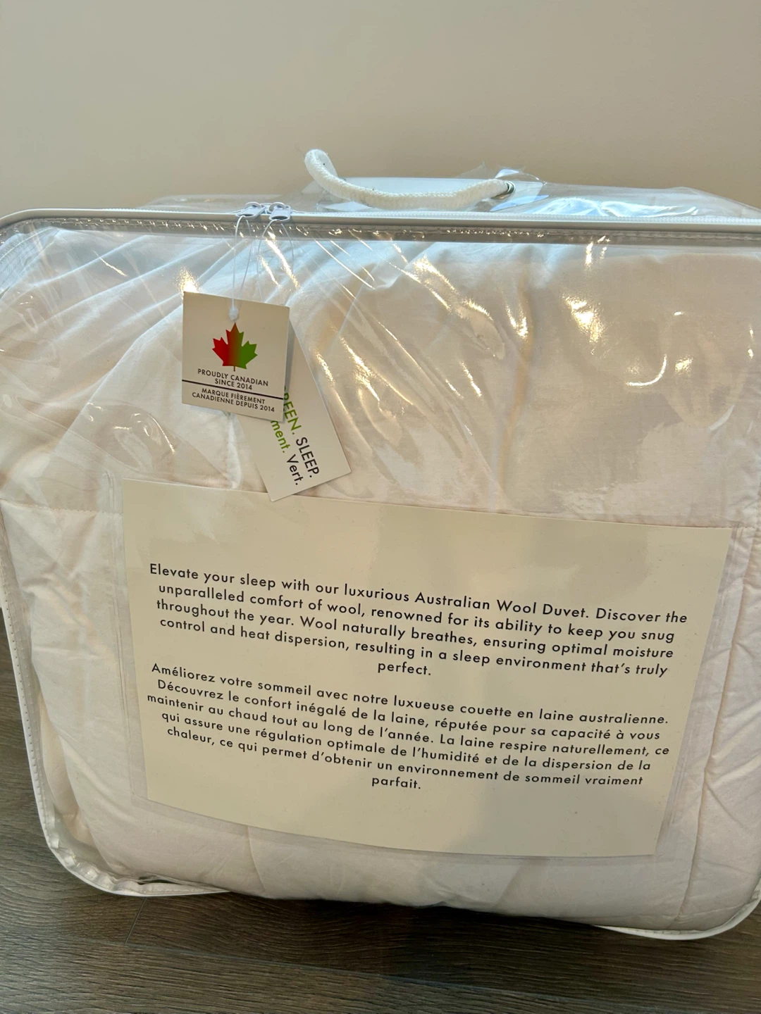 Brand New Australian Wool Queen Duvet - photo 3