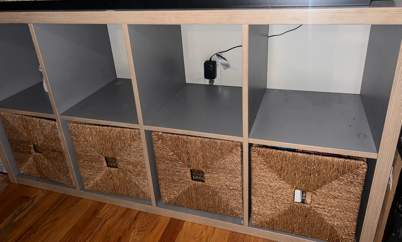 Kallax Shelving Unit with Baskets