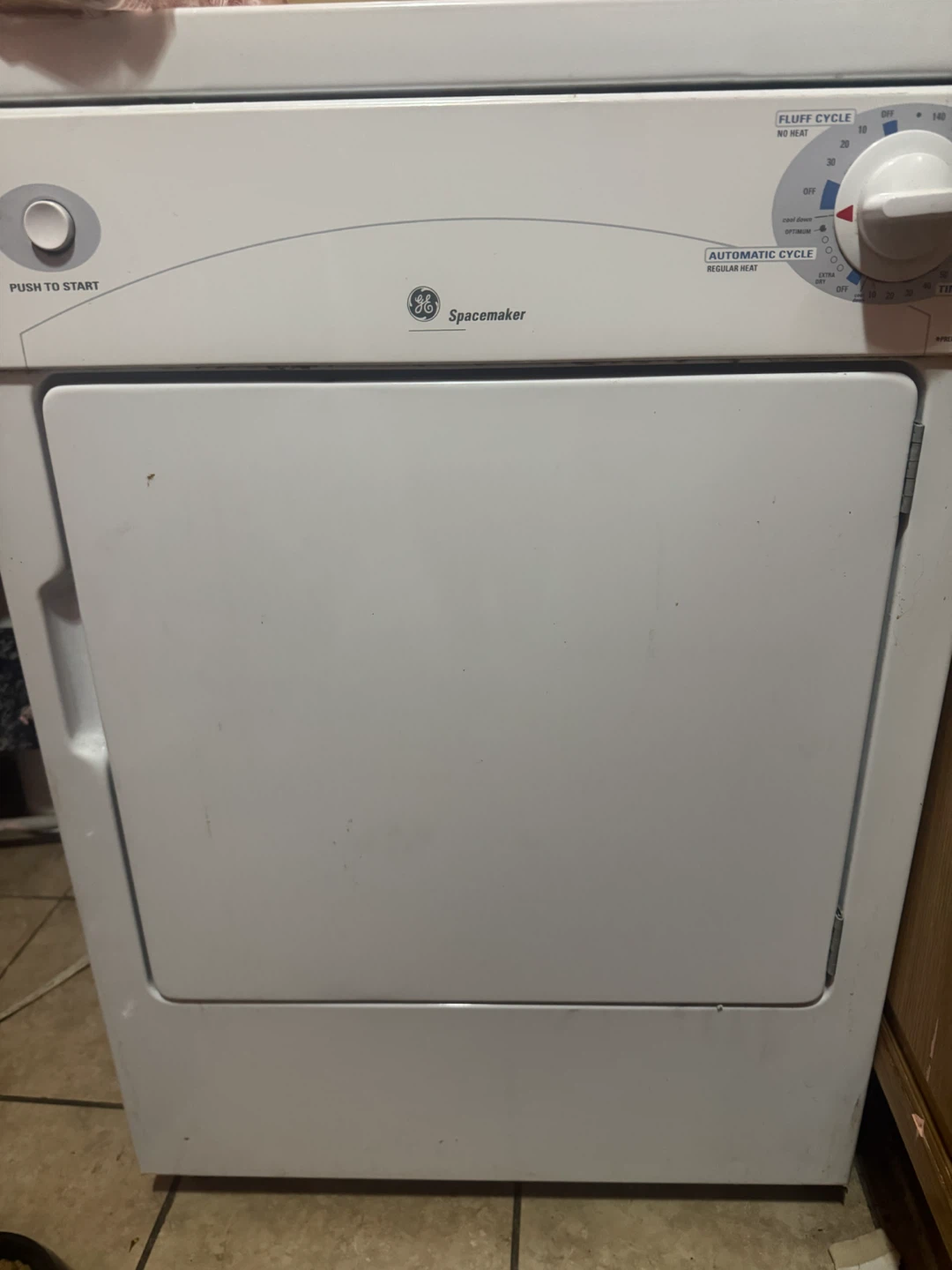GE Spacemaker Dryer