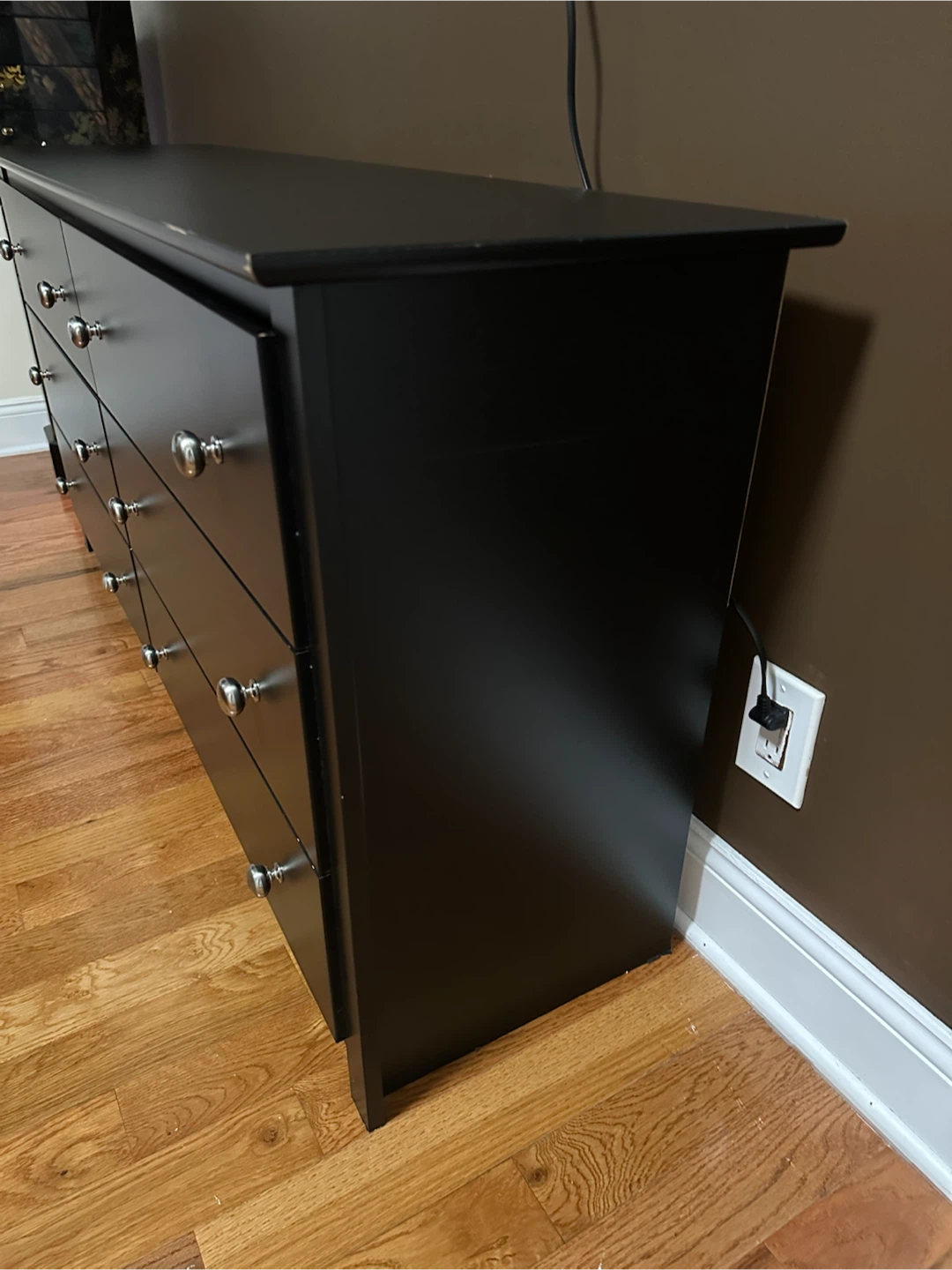 Black 6-Drawer Dresser - photo 4