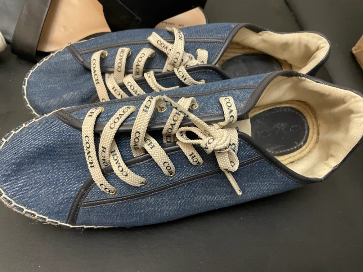 Gently used women’s Size 11 Coach Espradilles - photo 2
