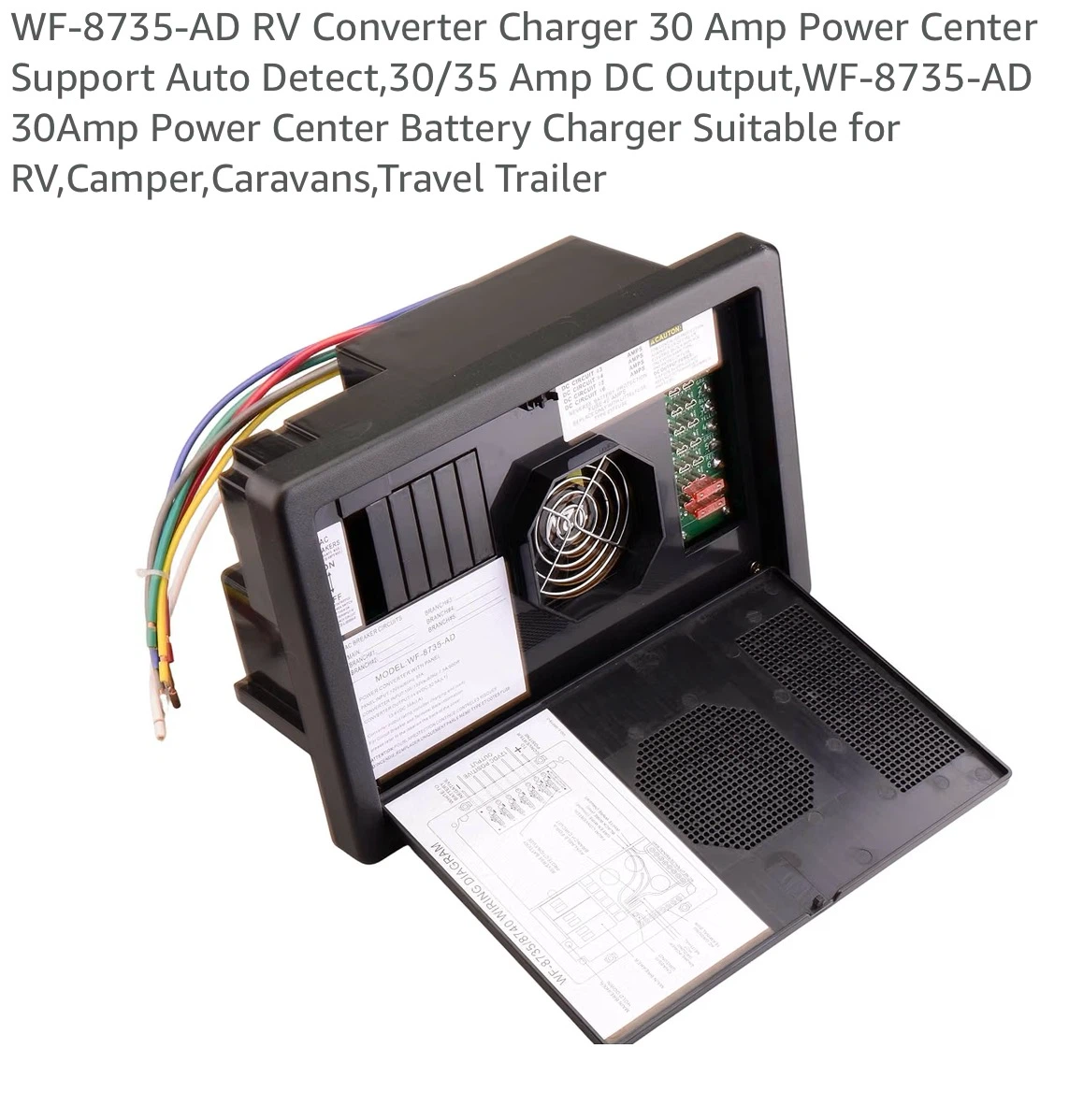 WFCO WF-8735-AD RV Converter Charger 30 Amp RV3