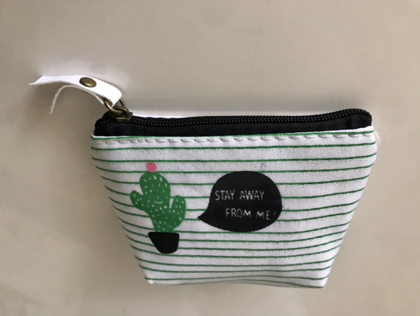 Cute Accessories Pouch with Cactus Design