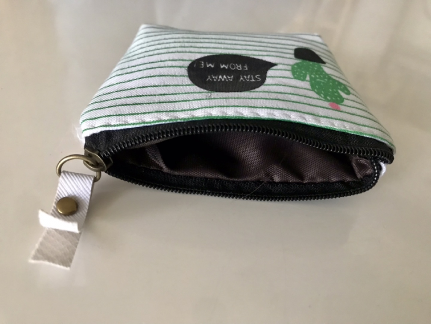 Cute Accessories Pouch with Cactus Design - photo 4