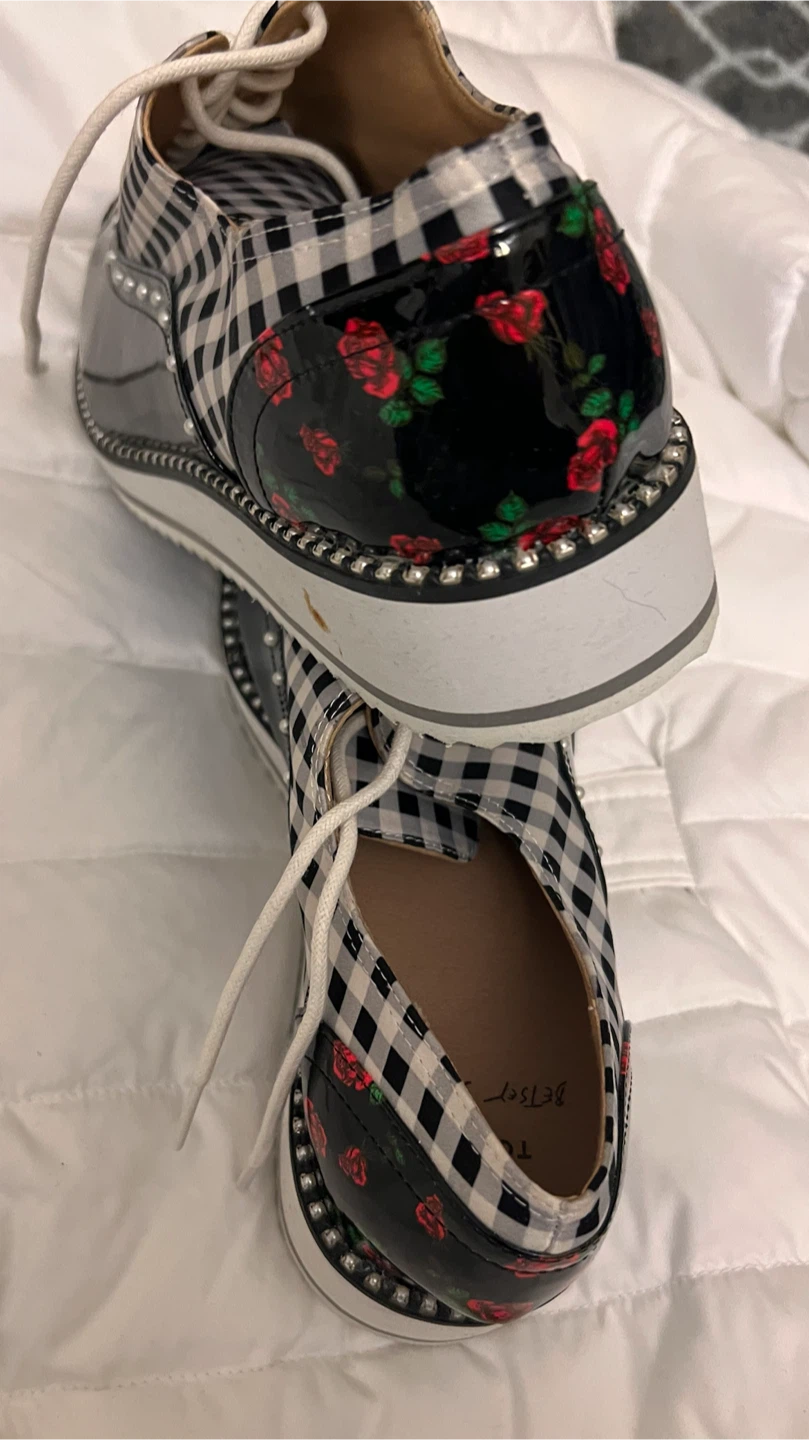Size 10.5 Torrid x Betsey Johnson Platform Oxford Shoes - photo 3