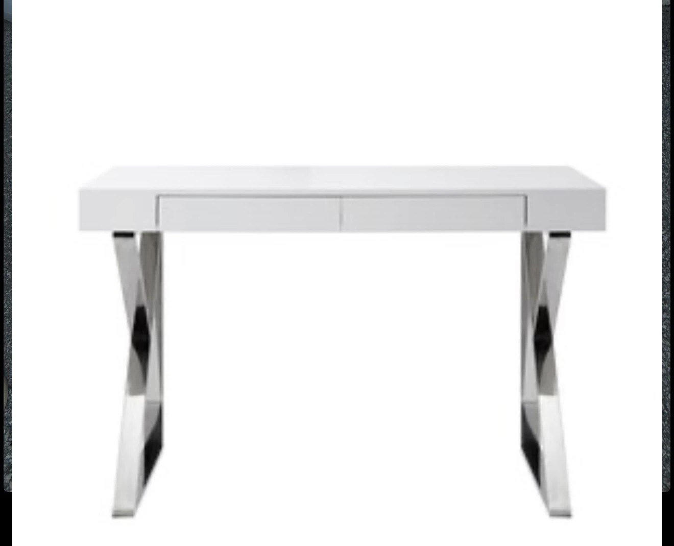 Modern Table with Chrome Legs