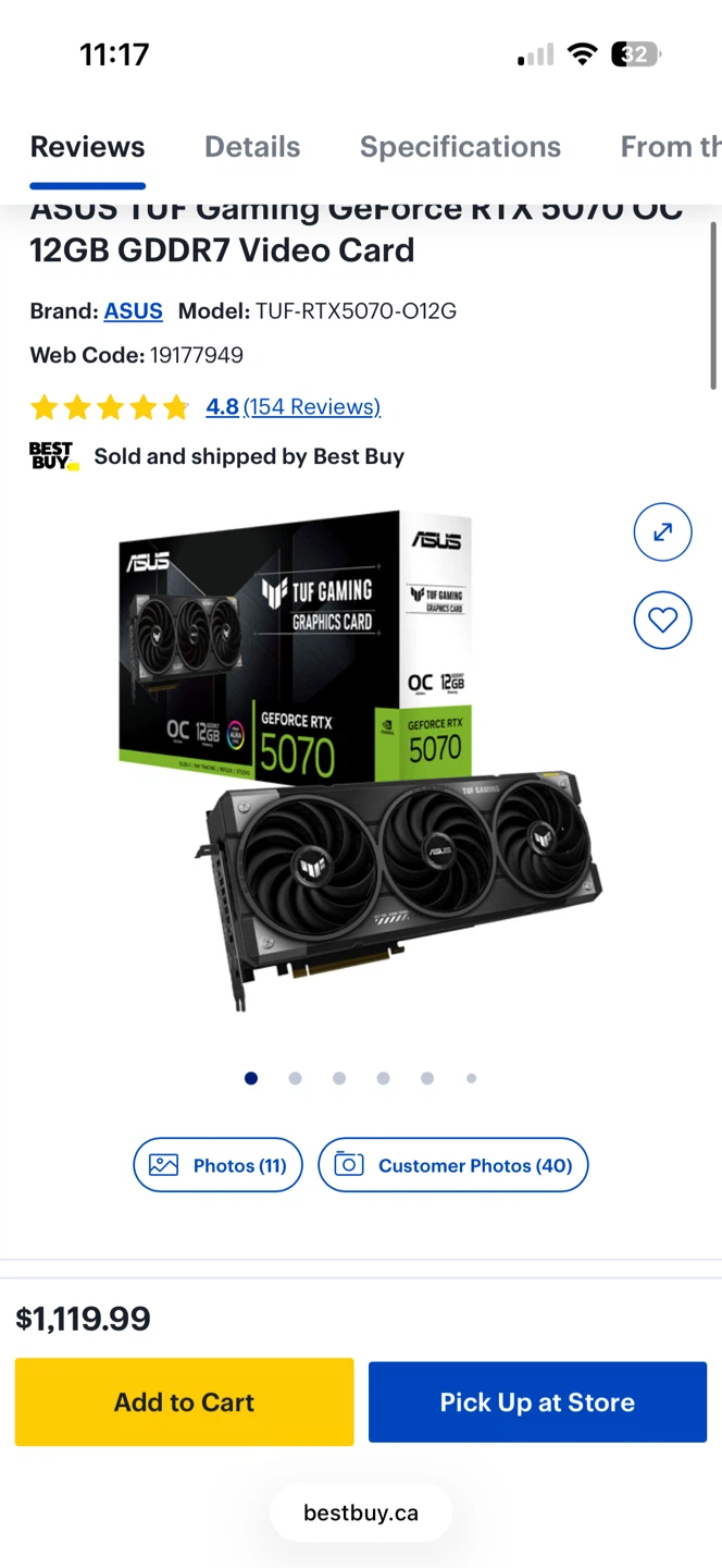 ASUS TUF Gaming GeForce RTX 5070 12GB GDDR7 Video Card - photo 3
