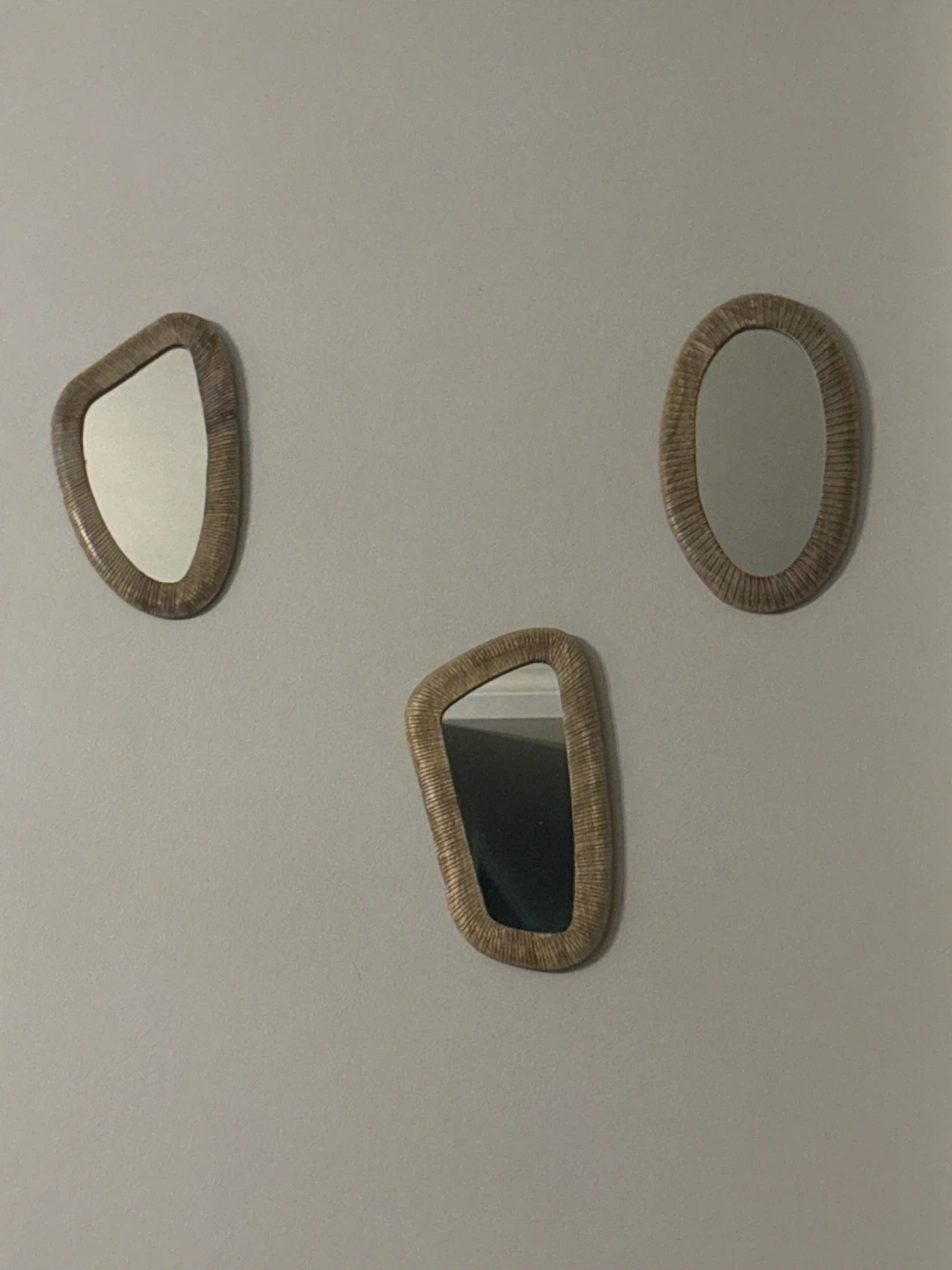 Decorative Wall Mirrors (Set of 3)