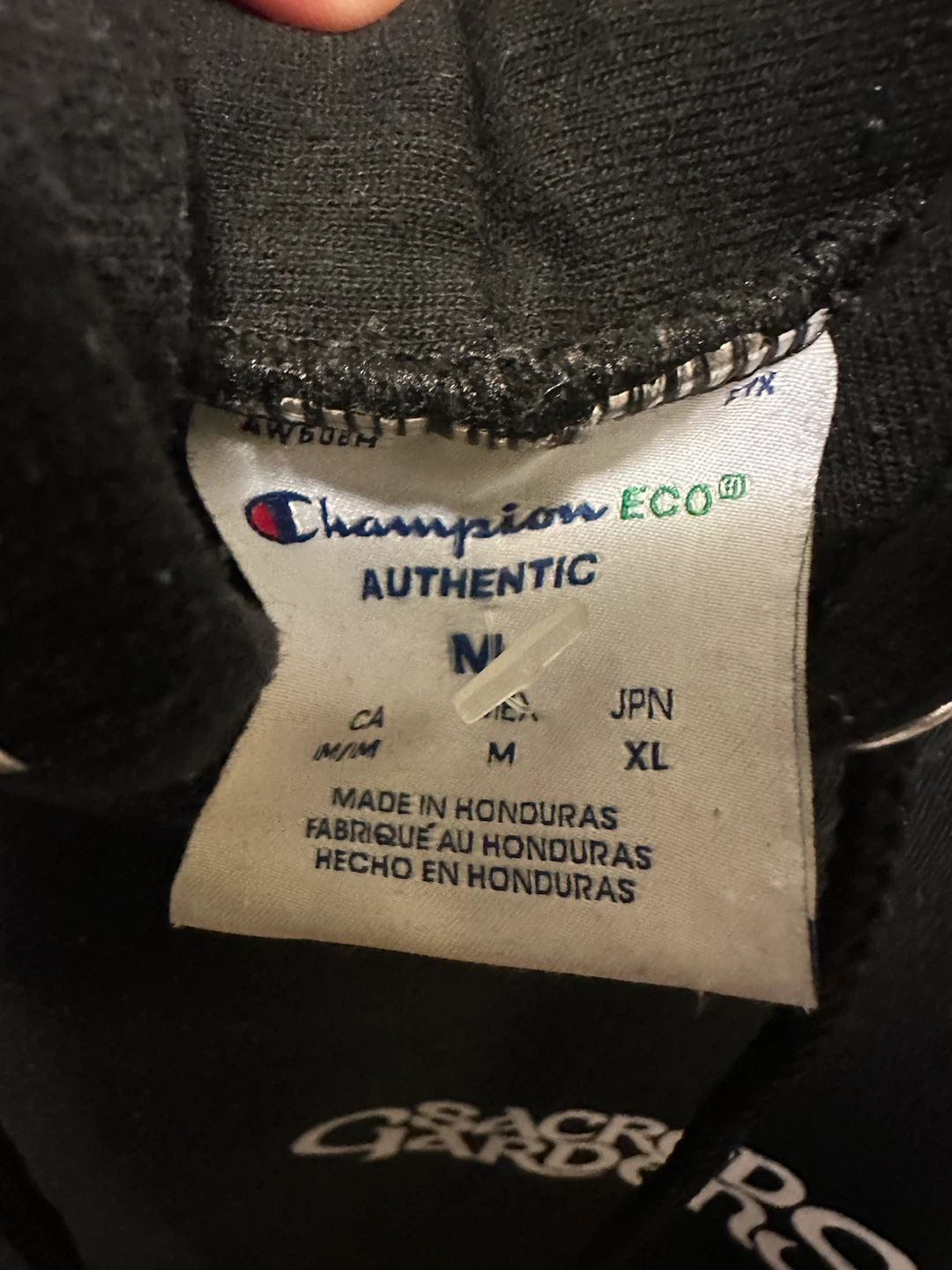 Sacred Gardens Hoodie - Champion Authentic - Size M - photo 3
