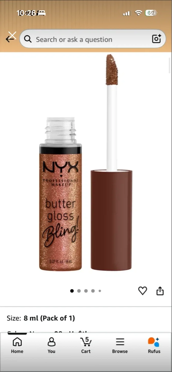 NYX Butter Gloss Bling! Lip Gloss - 8 ml