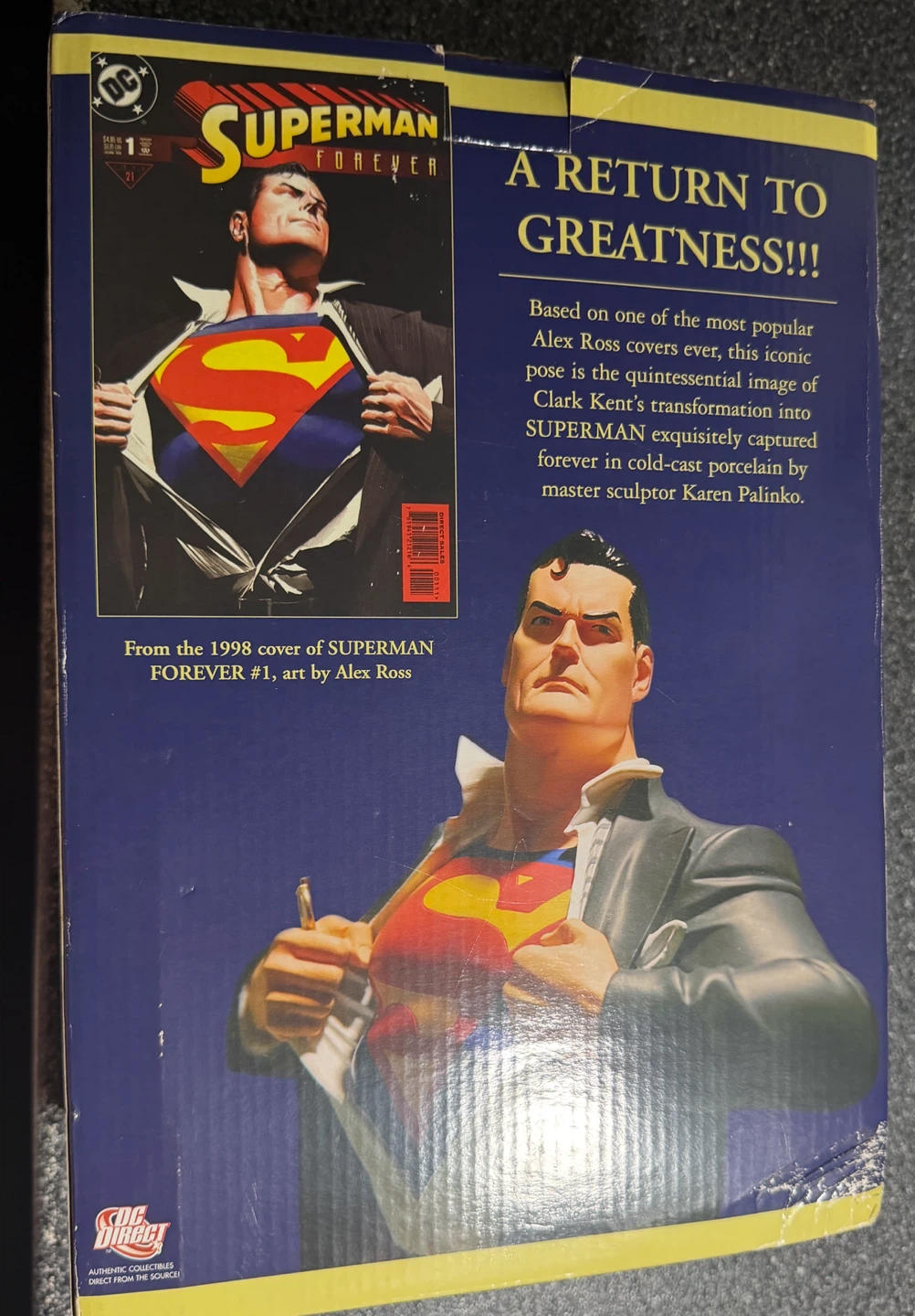 Superman Forever #1 Statue by Alex Ross - Limited Edition - photo 5
