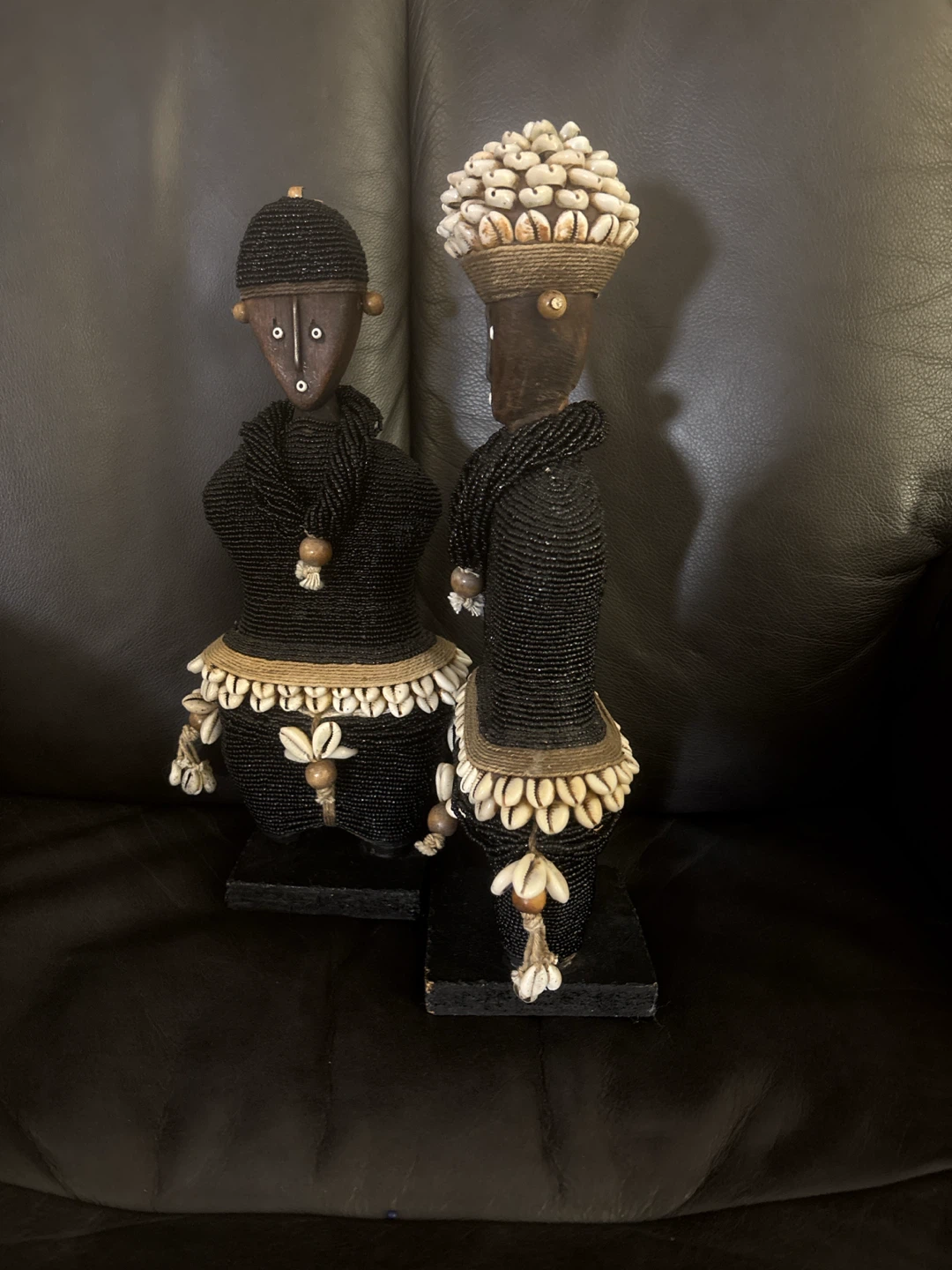 Pair of Camaroon Fertility figures - photo 2