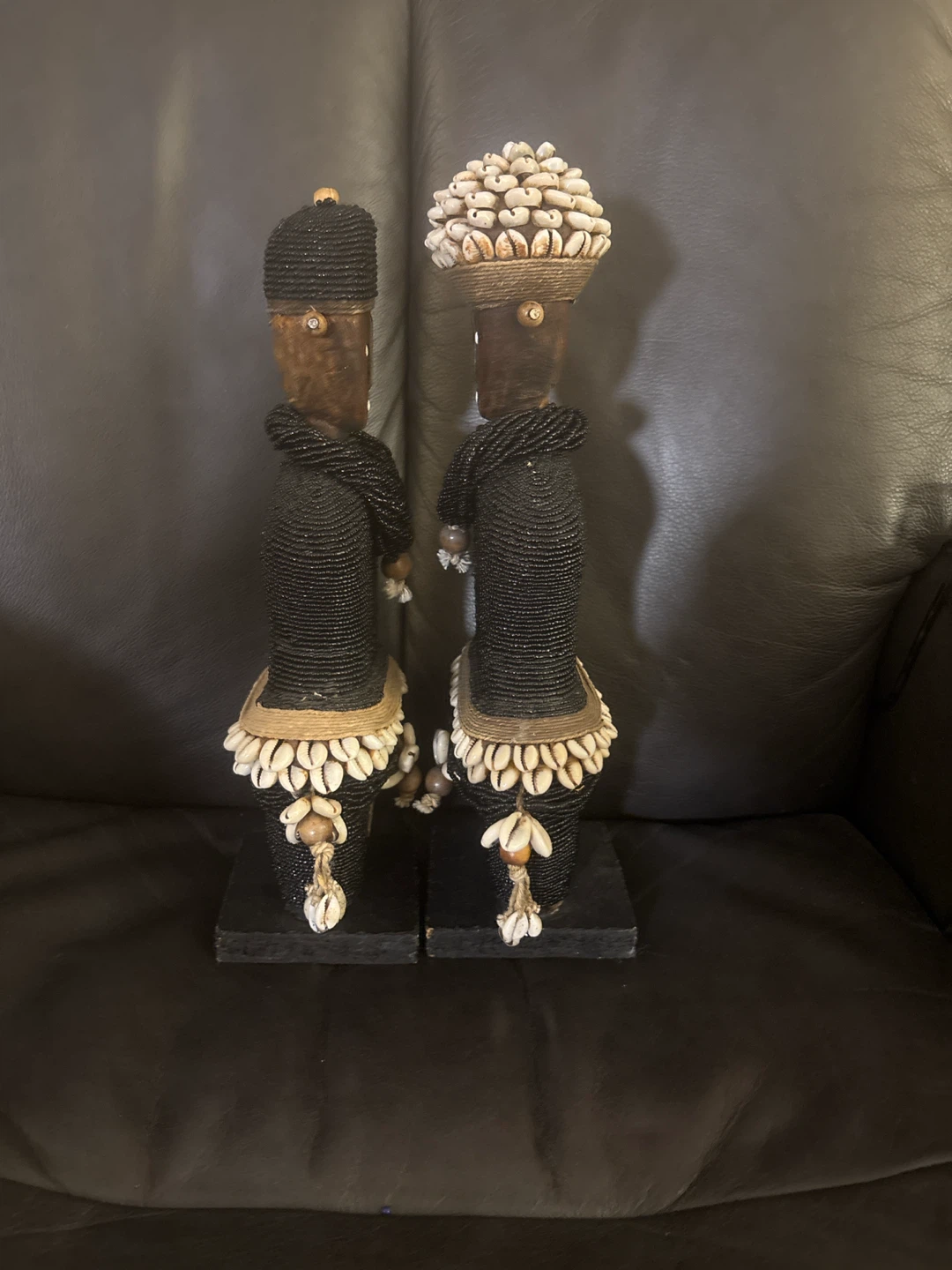 Pair of Camaroon Fertility figures - photo 3