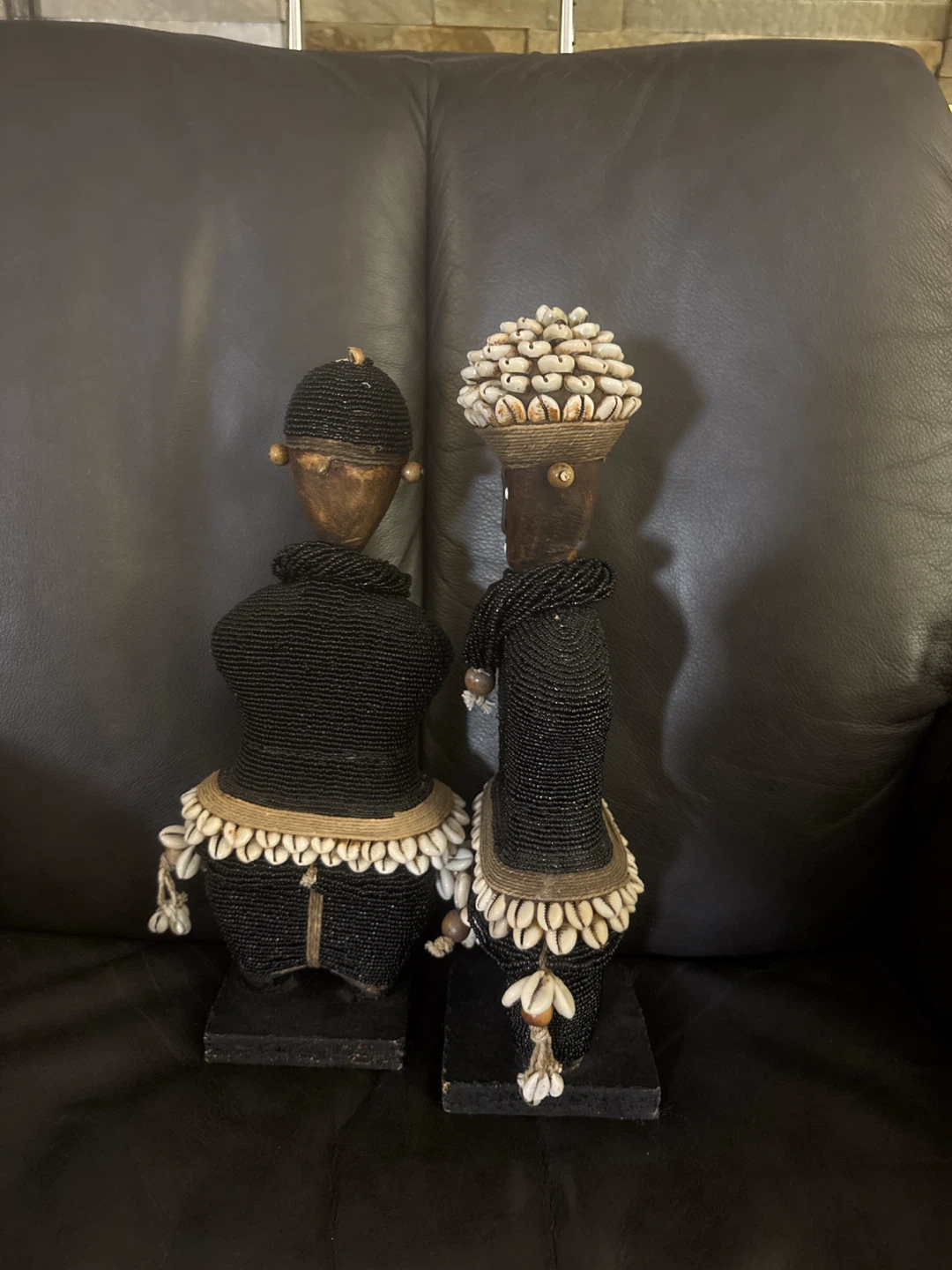 Pair of Camaroon Fertility figures - photo 4