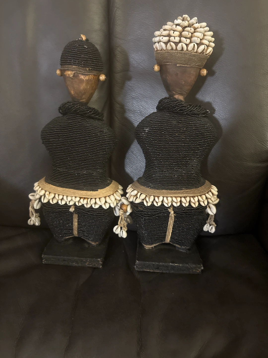 Pair of Camaroon Fertility figures - photo 5