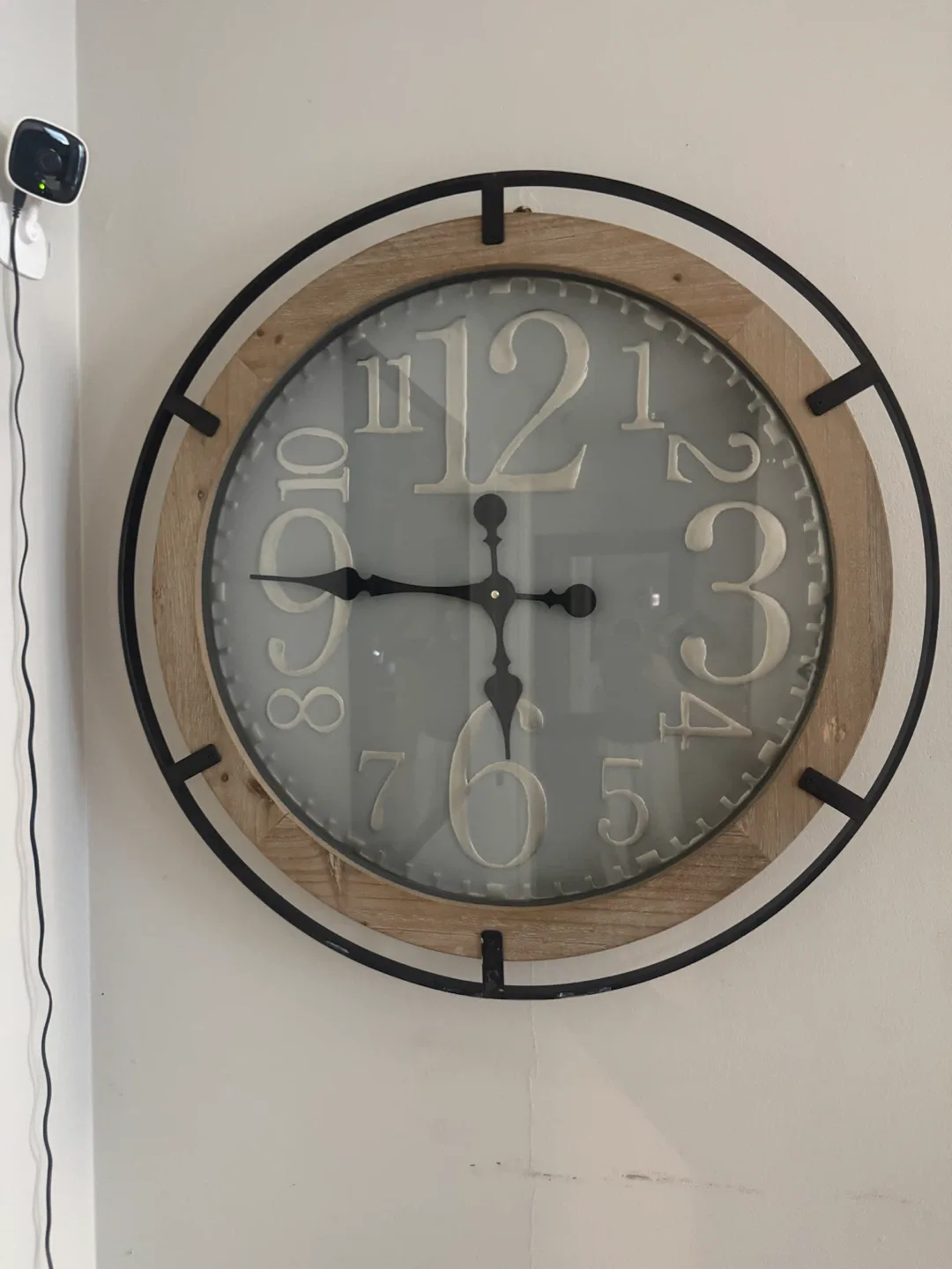 Farmhouse Style Wall Clock - photo 3
