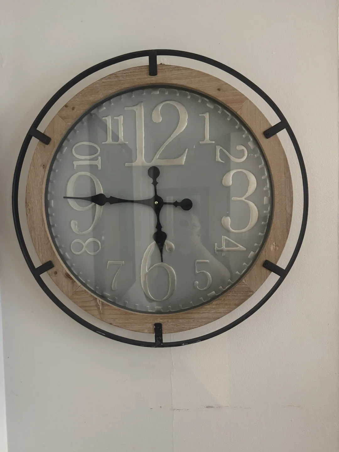Farmhouse Style Wall Clock - photo 5