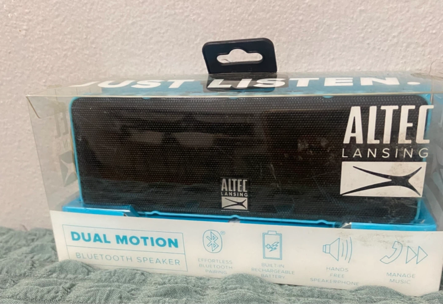 Altec Lansing Dual Motion Bluetooth Speaker - Black