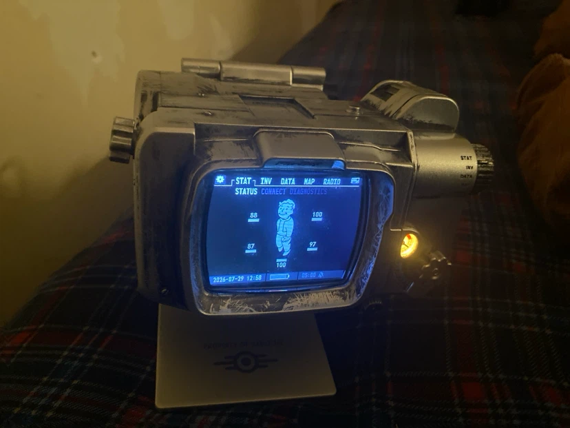 Fallout Pip-Boy Replica die cast wand company