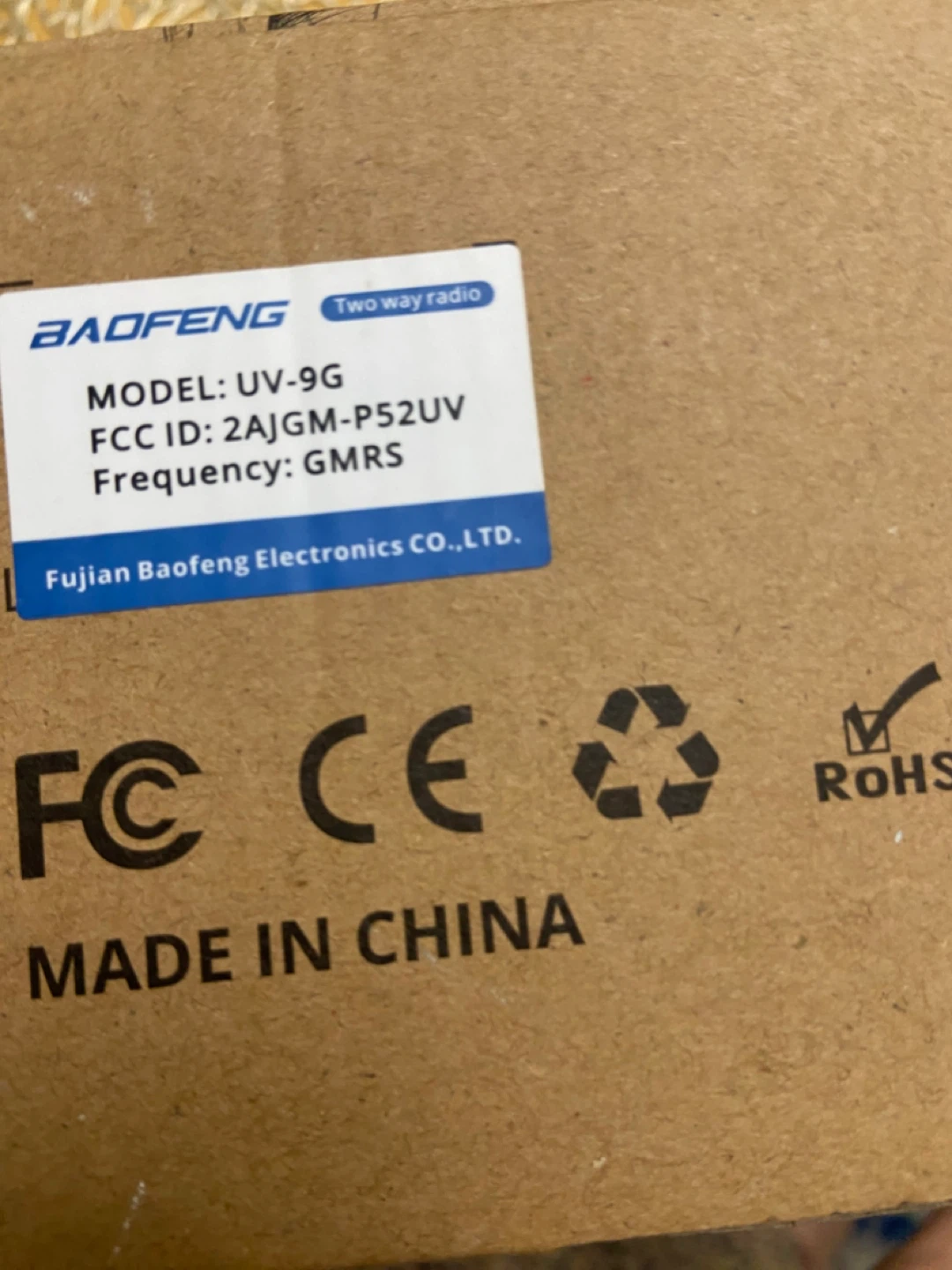 Baofeng UV-9G GMRS Two Way Radio - photo 2