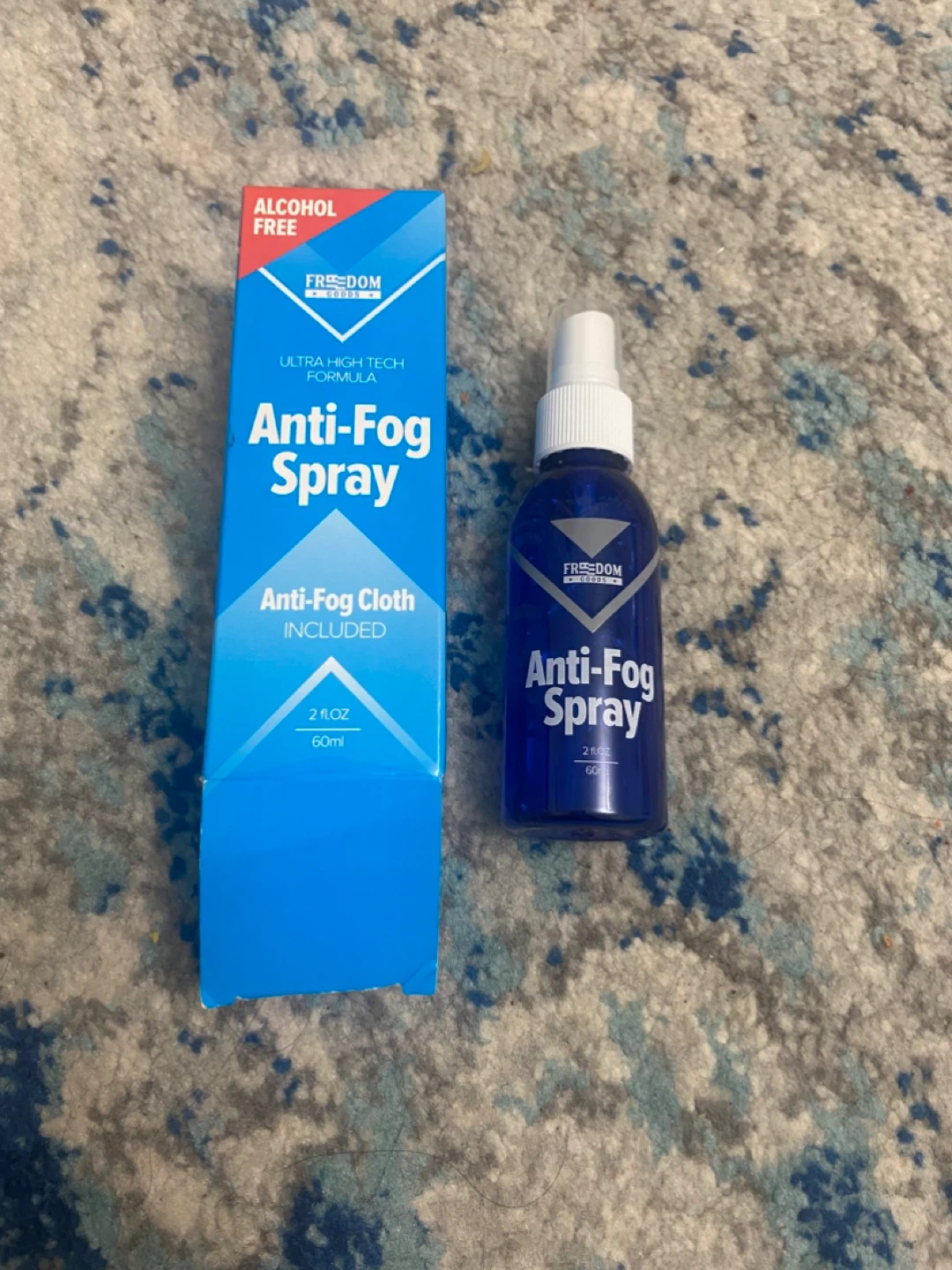 5 /$5 Freedom Sports Anti-Fog Spray with Cloth