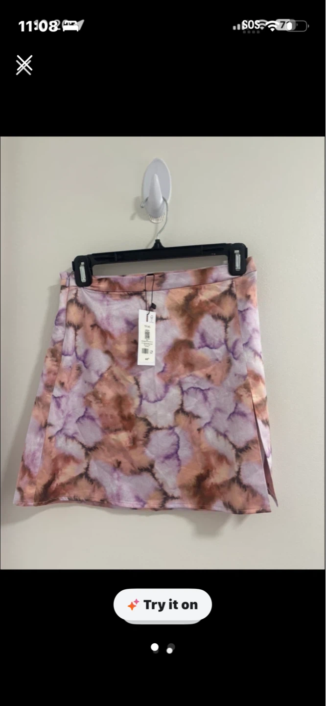 Dynamite Women's Skirt - Tie Dye Print - Size M