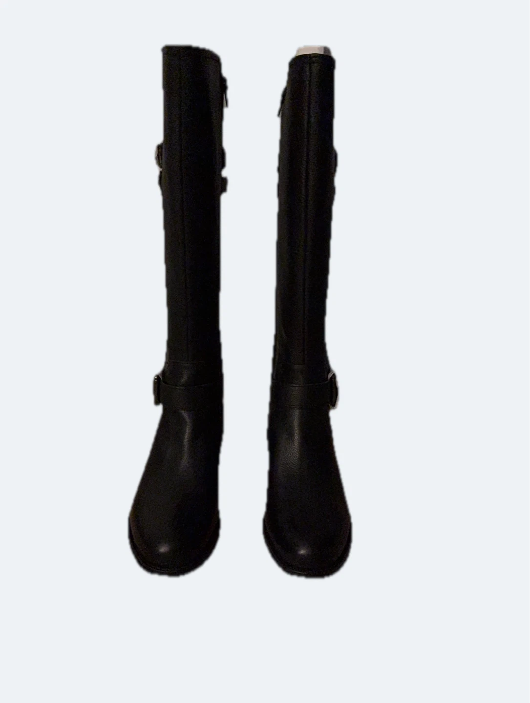 SALE! SALE! BRAND NEW! Naturalizer Black Leather Knee-High Boots - photo 2