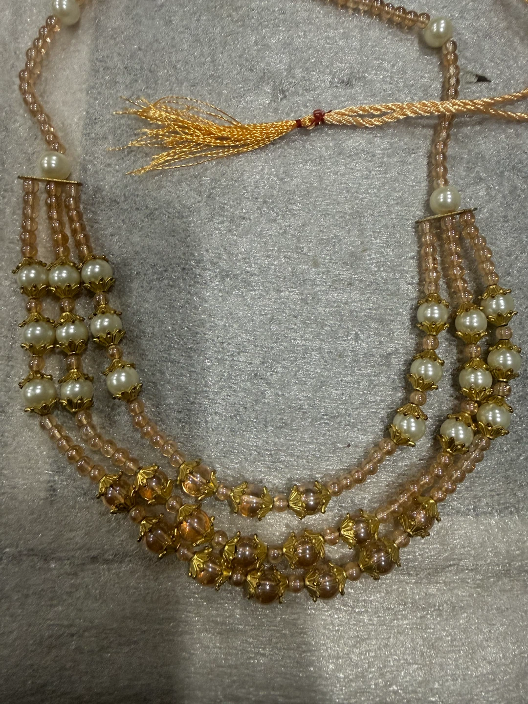 Multi-strand Beaded Necklace - photo 3
