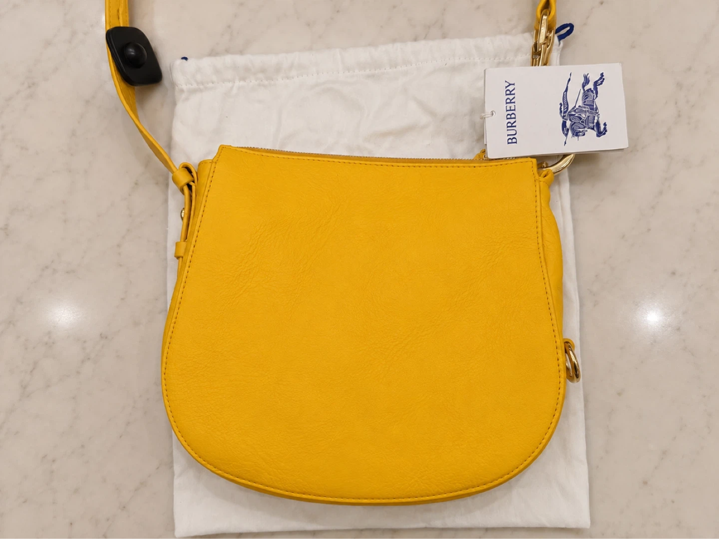 NWT Burberry Knight Medium Leather Shoulder Bag - photo 5