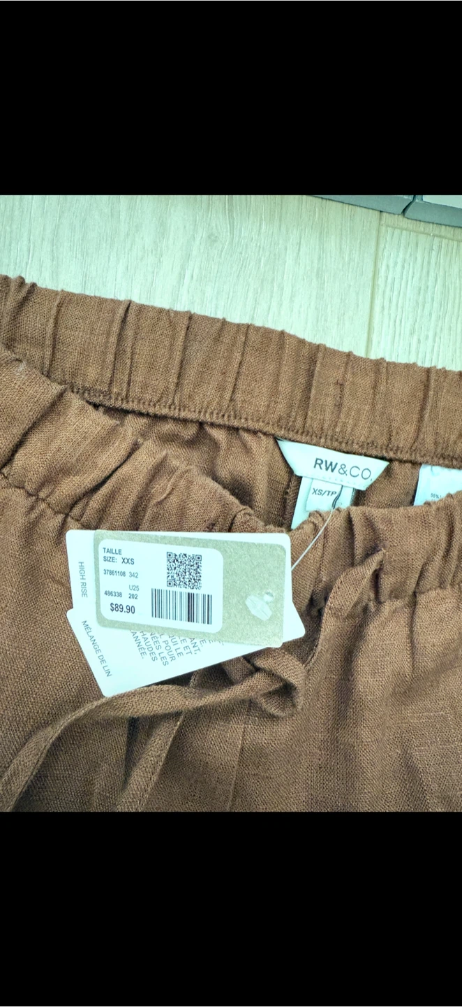 RW&CO. Linen Blend Wide-Leg Pants - photo 3