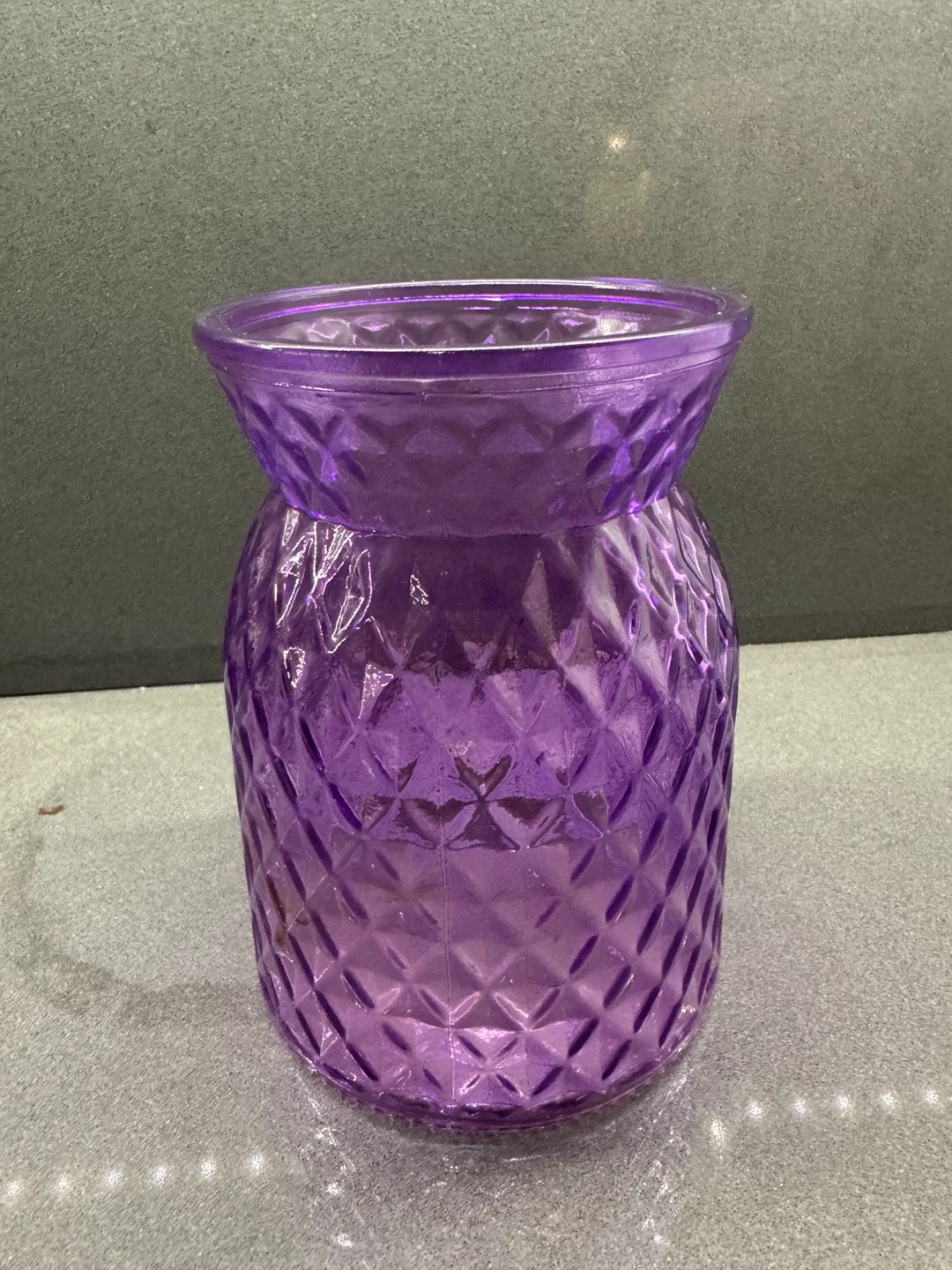 Purple Glass Vase