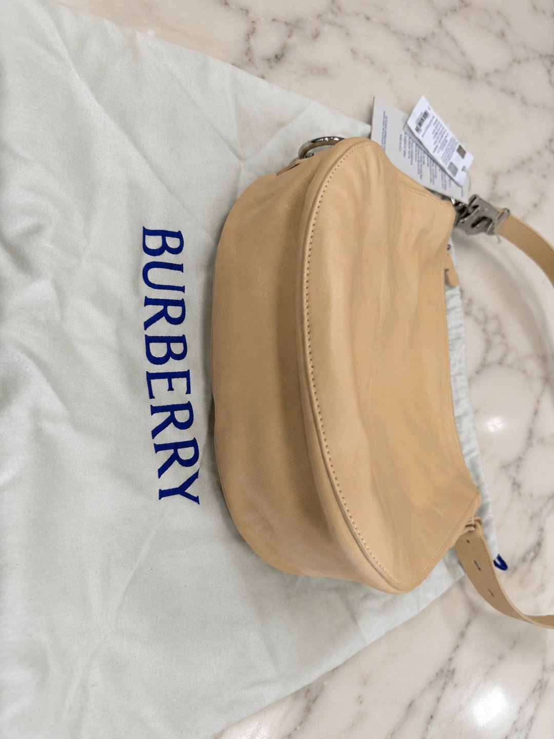 NWT Burberry Knight Medium Leather Shoulder Bag - photo 5