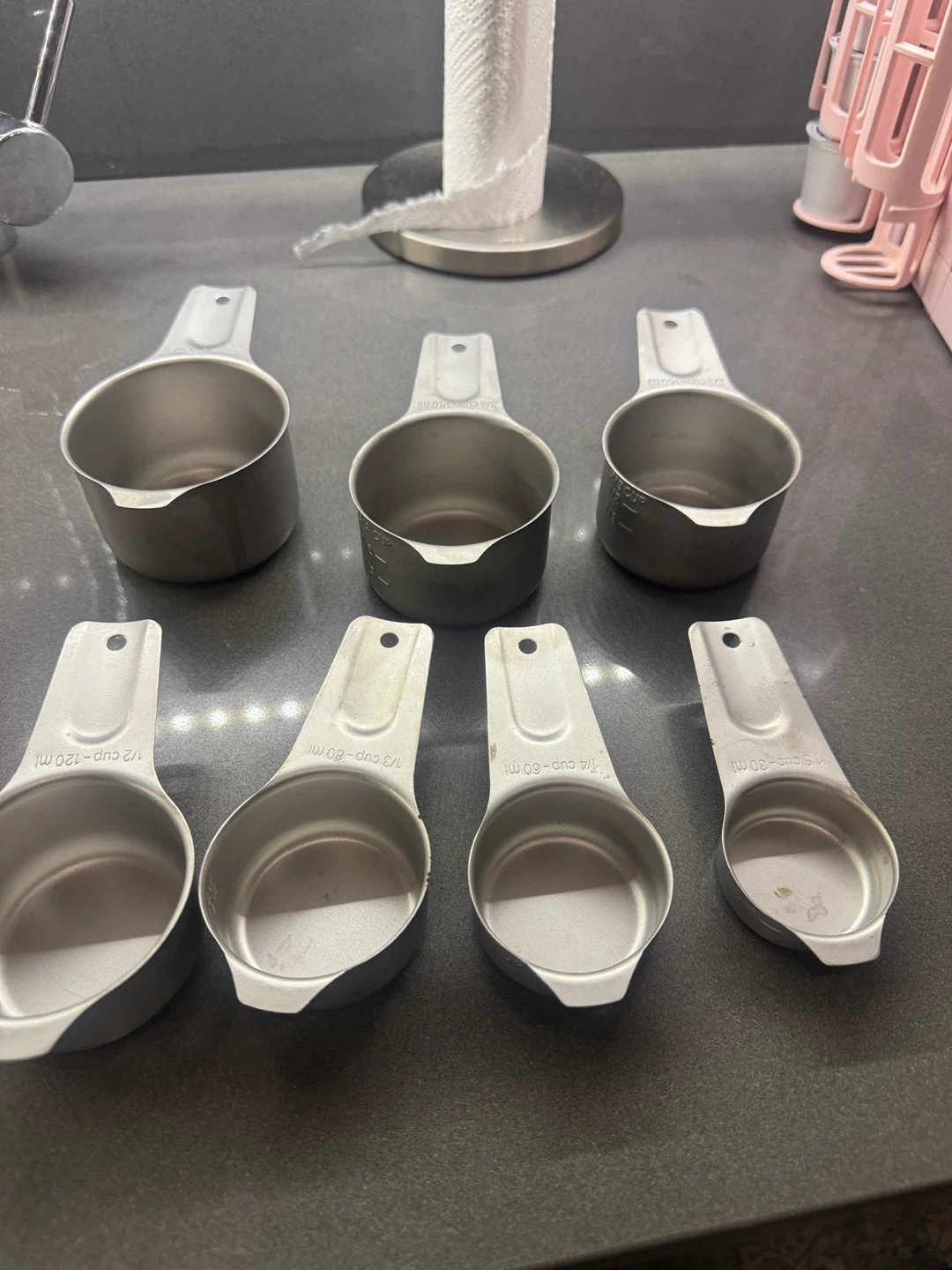 Stainless Steel Measuring Cups Set - photo 2