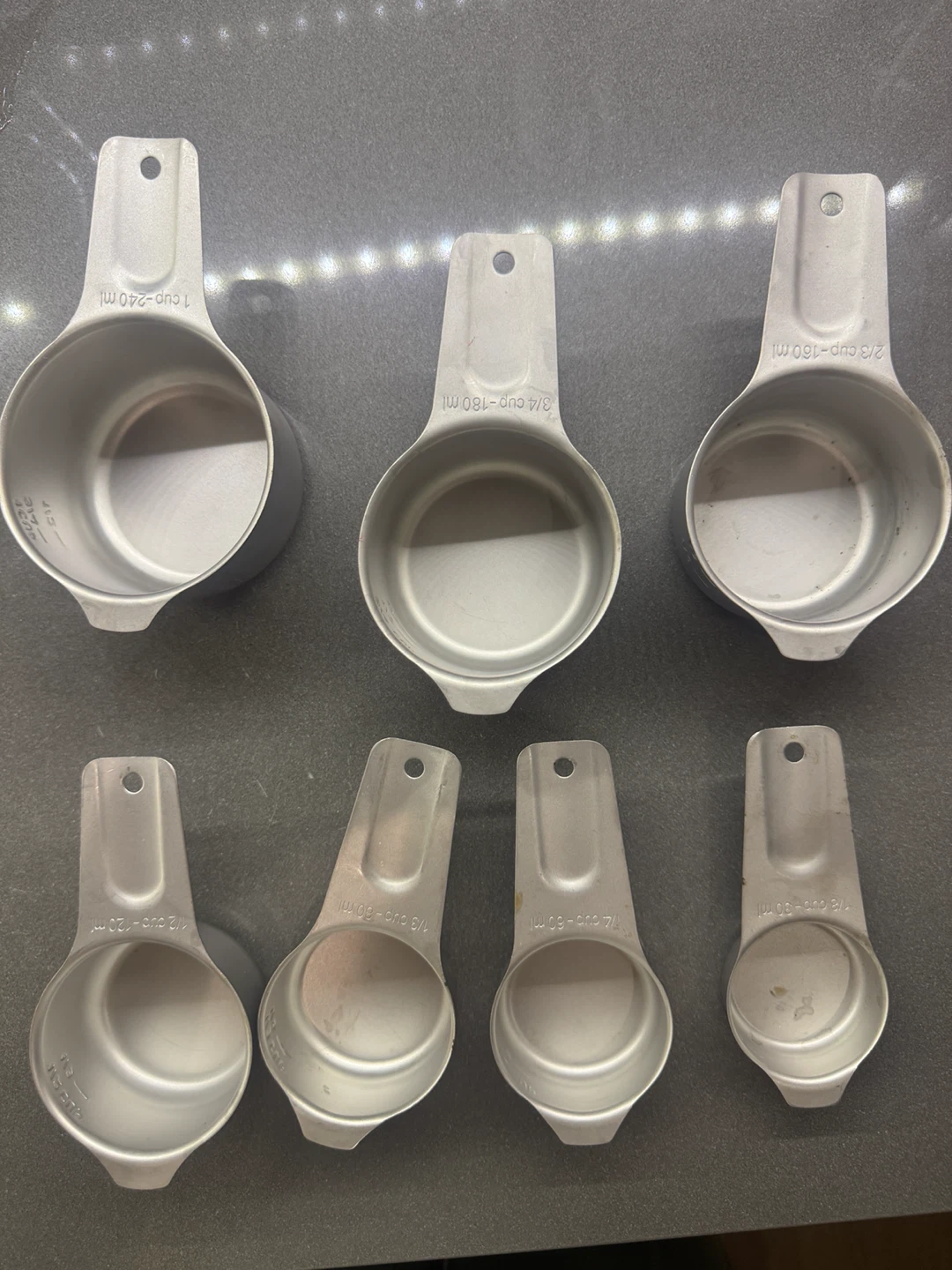 Stainless Steel Measuring Cups Set - photo 3