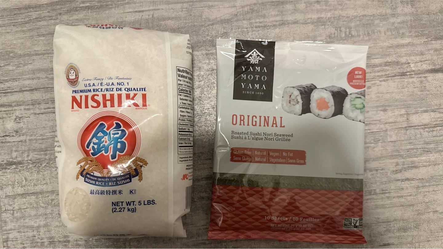Nishiki Premium Sushi Rice & Yamamoto Original Nori Seaweed