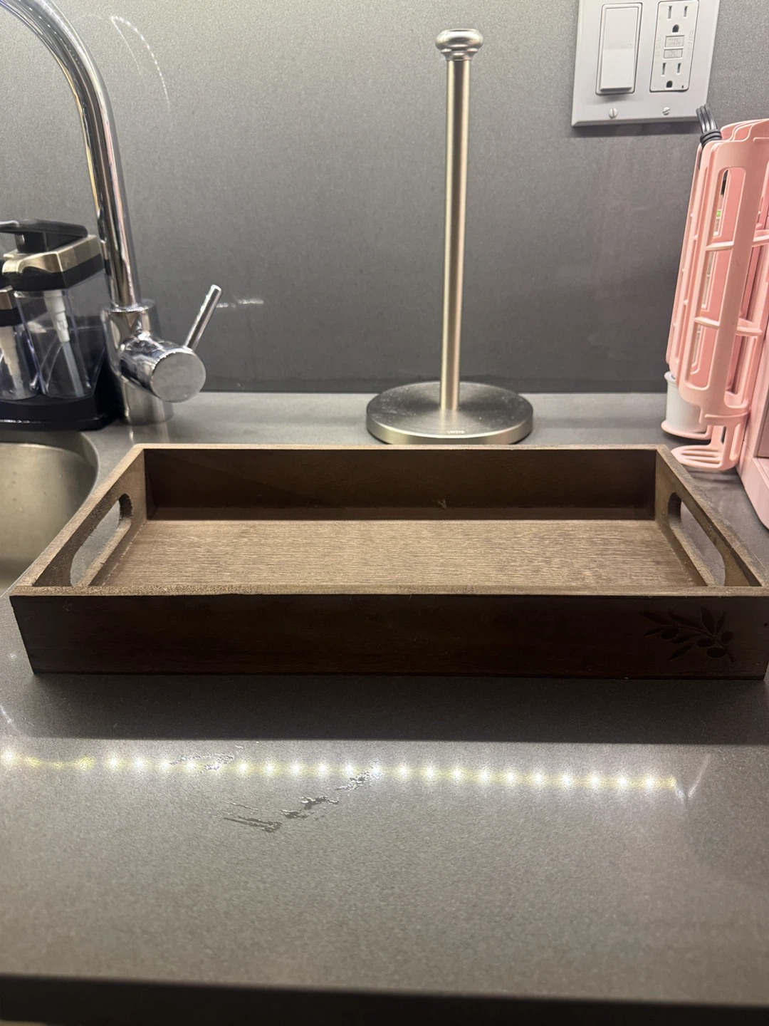 Wooden Serving Tray - photo 2