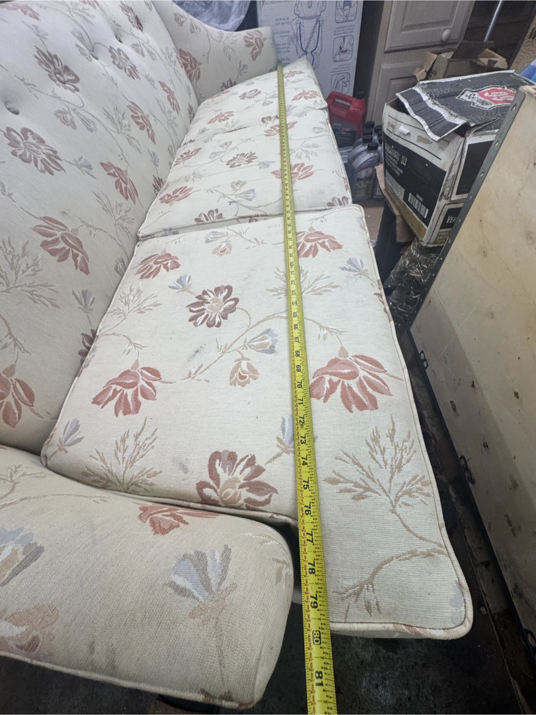 Floral Print Sofa