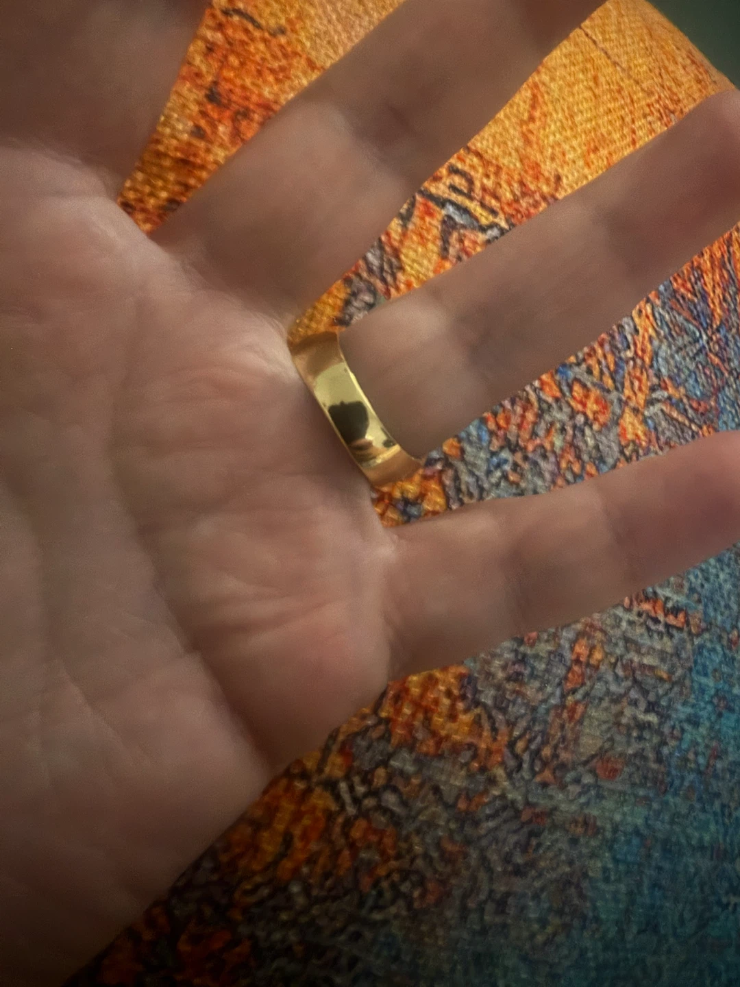 Gold Ring with Natural Emerald - photo 3