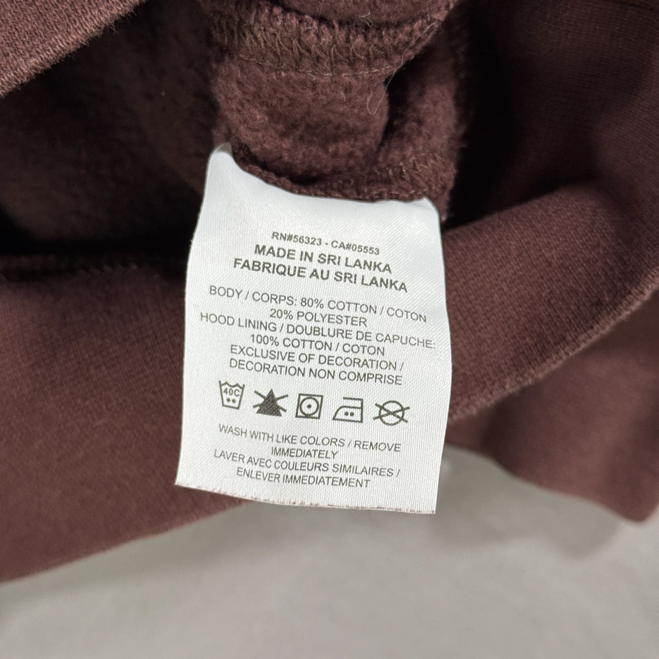 Nike Men Medium Brown Embroidered Logo Pullover Hoodie - photo 4