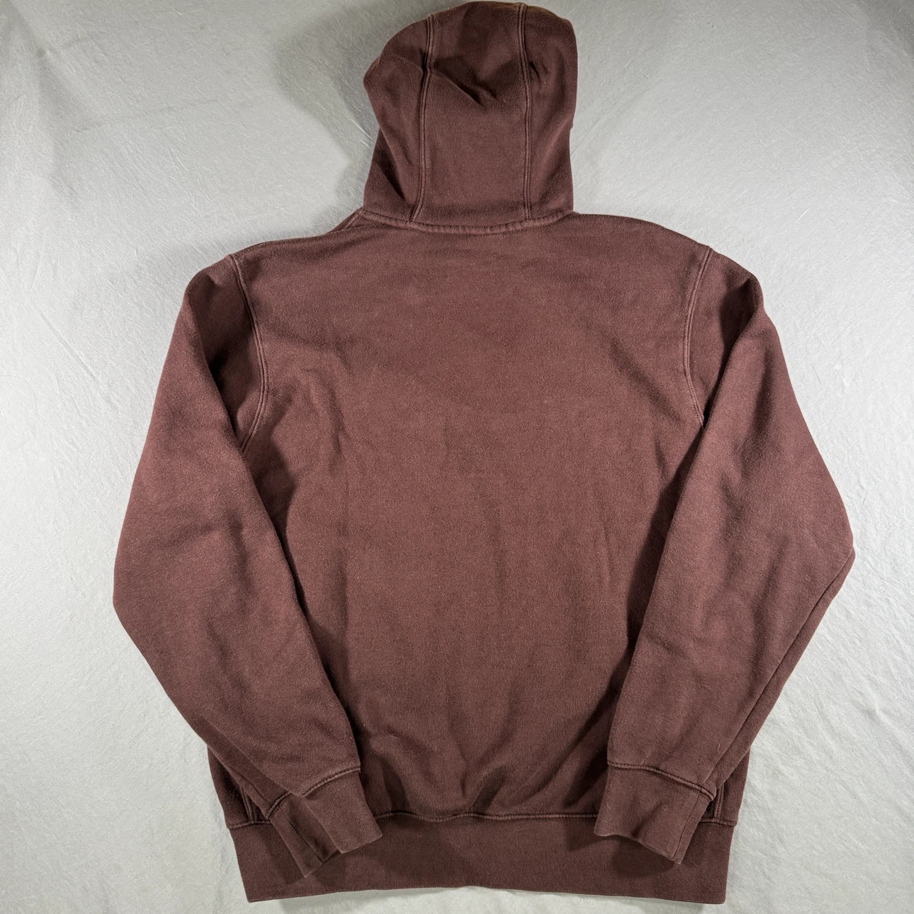 Nike Men Medium Brown Embroidered Logo Pullover Hoodie - photo 5