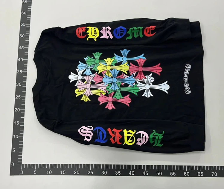 Chrome Hearts Long Sleeve T-Shirt - Black - Size M - photo 2