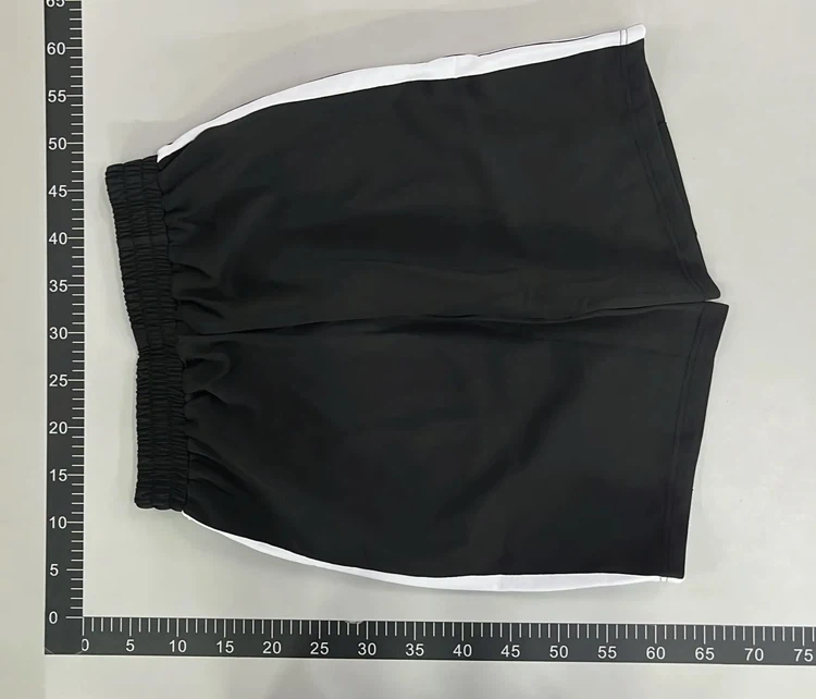 Palm Angels Black & White Striped Shorts Size L - photo 2