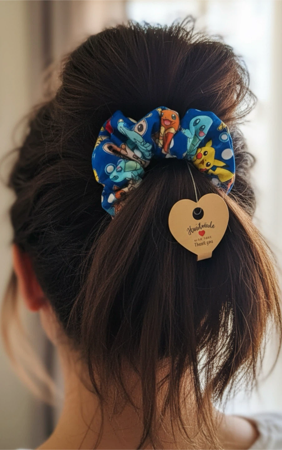 2in1 Pokemon Handmade Scrunchies