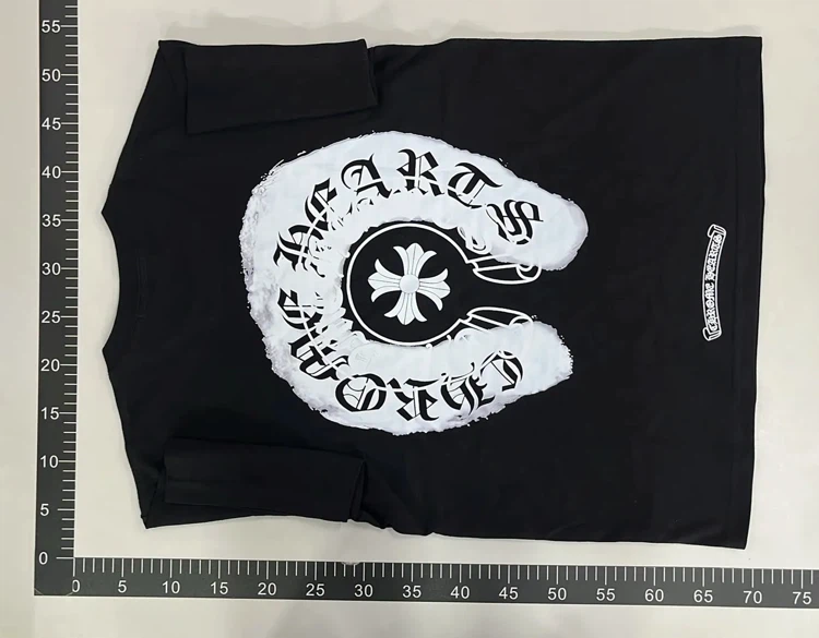 Chrome Hearts Black Long Sleeve T-Shirt Size M - photo 2