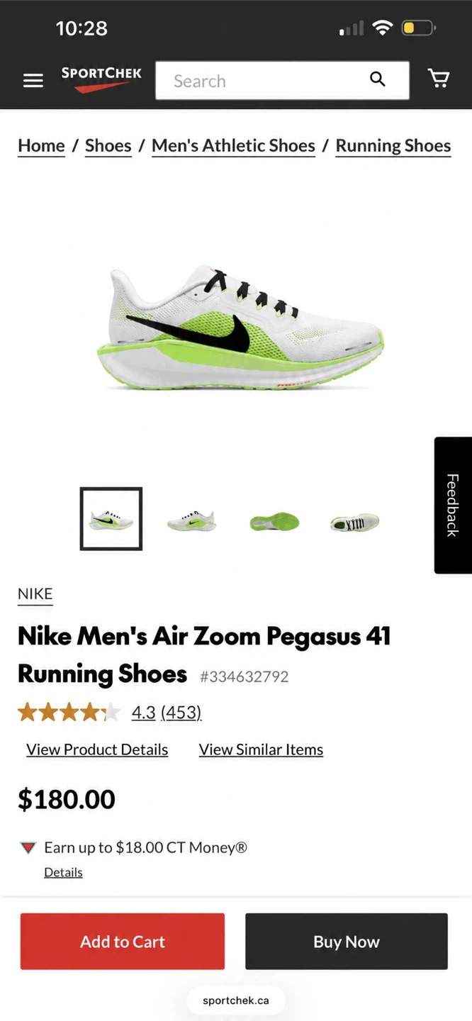 Nike Men's Air Zoom Pegasus 41 Running Shoes - photo 4