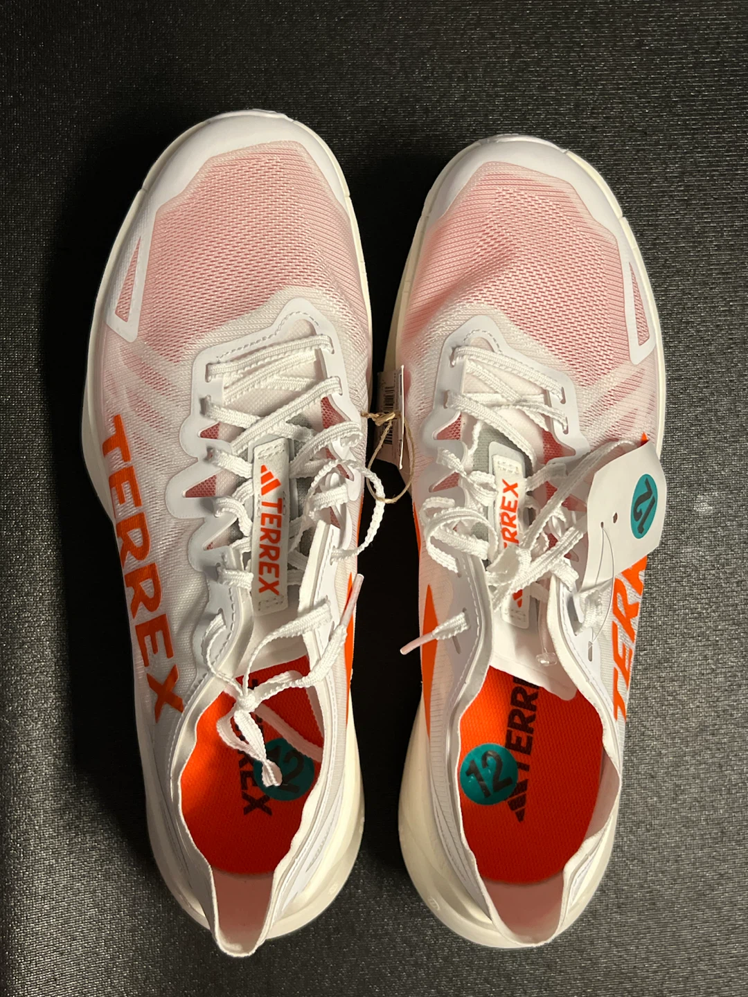 Adidas Terrex Agravic Speed Trail Running Shoes White Orange - photo 3