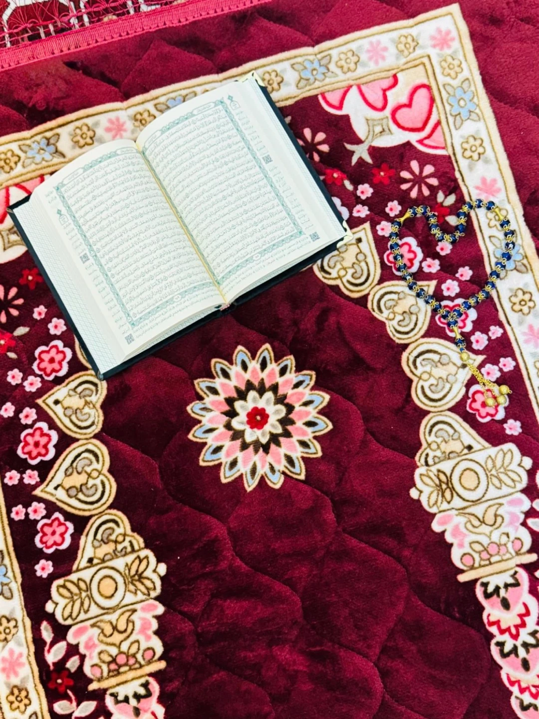 Premium Cotton Prayer Rug – Soft, Quilted & Non-Slip | 80x120cm - photo 2