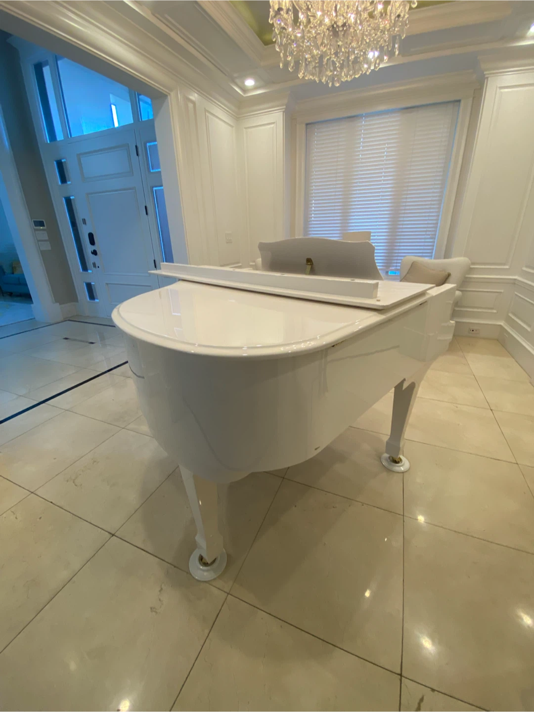 Wm. Knabe & Co. White Grand Piano - photo 4