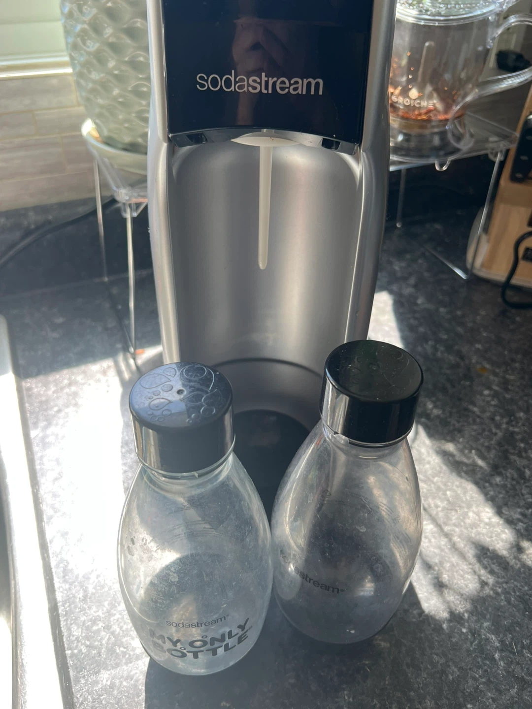 SodaStream Sparkling Water Maker with 2 Bottles