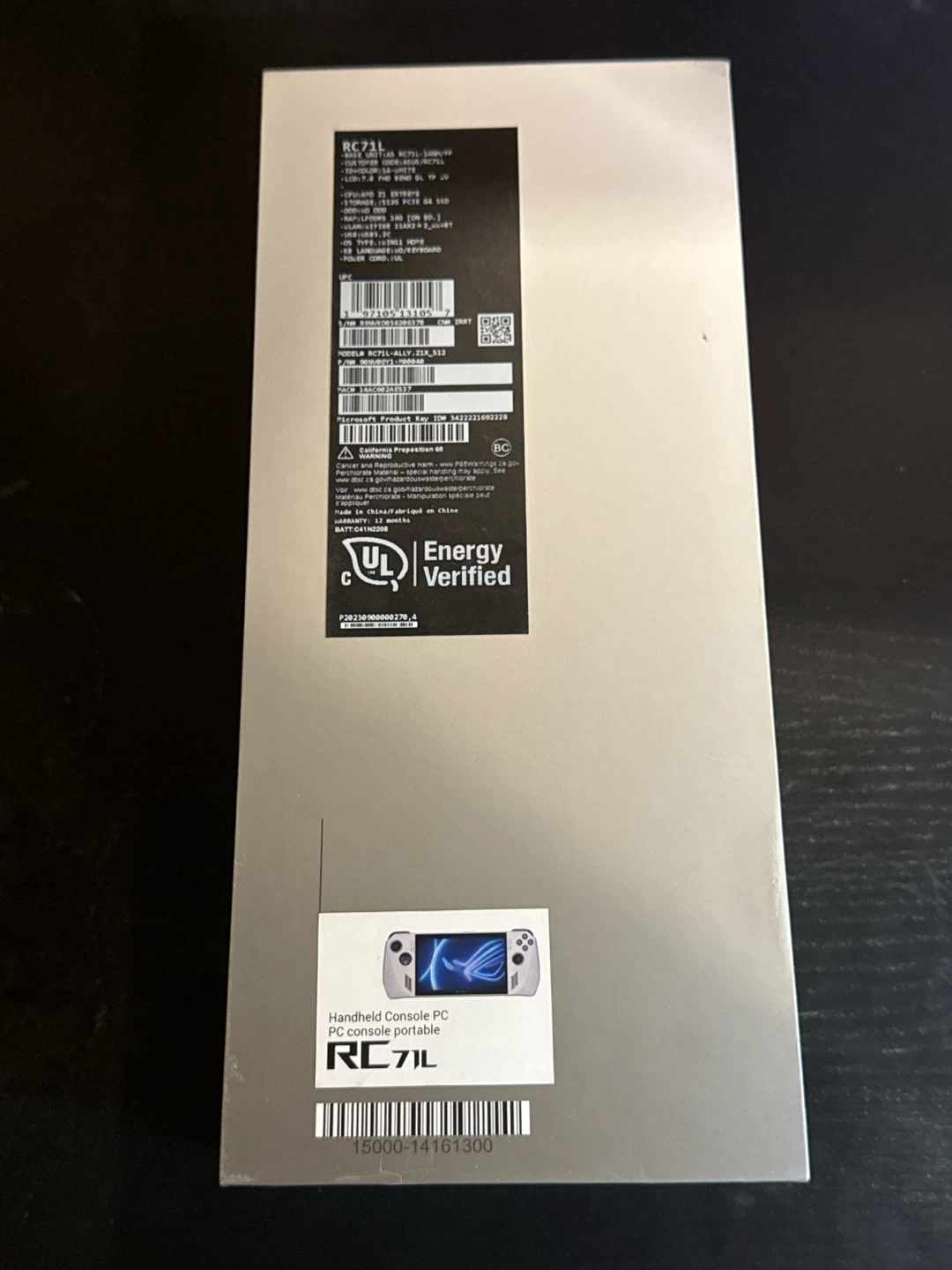 Asus Rog Ally 7’ Z1 Extreme - photo 4